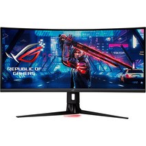 ASUS ROG Strix 34인치 극히 넓은 영역 모니터 XG349C UWQHD 3440 x 1440 180Hz 1ms 익스트림 로우 모션 블러 싱크 135% sRGB GSync