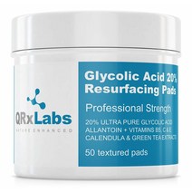 QRxLabs Glycolic Acid 20% Resurfacing Pads 글리콜릭산 20% 리서페이싱 패드 50개입