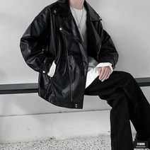 가바바 남성 레더자켓 오버핏이 대세 캐주얼 가죽자켓 G55971