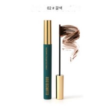 SUREYOULiKE 마법 마스카라 사색 오래 지속력 좋은 컬라 인형 마스카라, 1개, 갈색
