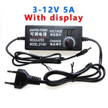 파워서플라이 전원공급장치 컴퓨터 DC전원 전원 공급 장치 어댑터 AC DC 3V 5V 9V 12V 24V 36V 1A 2A 3A 5A 10A 변압기 220V 조절 가능 디스플레, 35.With 8PCS Adapter - 3V  12V