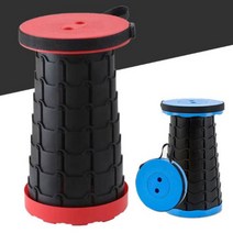 길이조절 코끼리 접이식 간이 플라스틱 간이의자(캠핑 낚시 대기용), 상품선택, 레 드