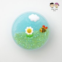 신이랑지오랑 꽃을사랑하는벌 KC인증 안전한 슬라임 액체괴물 무독성, 150g
