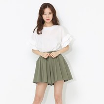 몬타노 린넨 큐롯 팬츠 200349 치마바지 반바지 스커트 랩치마바지