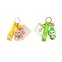 MJ21귀여운캐릭터키링 2p 세트, 아기복돼지+아기공룡, 1세트