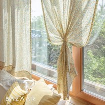 바자르 시스비 광목 창문형 가리개커튼 2p