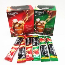 베트남커피 카페쓰어다 네스카페 베트남 내수용 원두커피 믹스, 레드+그린 1개씩