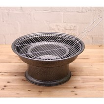 바베큐 그릴 대원형 비비큐 석쇠 구이판 불판 고기구 이용, 단품, 본상품