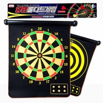 벽걸이형 자석다트게임50X40 양면 롤다트게임 다트판