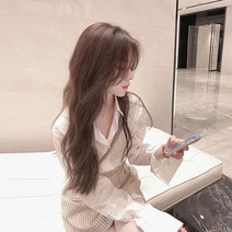 봄원피스코디 봄계절 여성의류 경숙 풍구냄새 클래식 CHIC 작은 키커 보이는 패션블라우스셔츠 미니 스커트 3991226124
