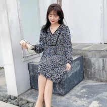 빅 사이즈 봄 여름 가을 플라워 원피스 통통 김민경쇼핑몰 77 88 코디 여성 가족사진 패션