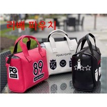 신제품 골프 핸드백 의류 가방 골프 가방 길이 24.5cm 너비 14cm 높이 20.5cm 파우치 라운드가방 세련된 라베 골프가방, 빨간
