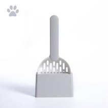 고양이 배변 국자 플라스틱 삽 기본 자기 청소 상자 화장실 도구 용품, Grey+Without Base