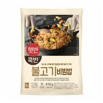 CJ더마켓 탕비실 업소용 식당용 PC방 햇반 쿡반 불고기비빔밥 간편식 컵밥 국밥 냉동밥 솥밥 점심 도시락 410G, 37개