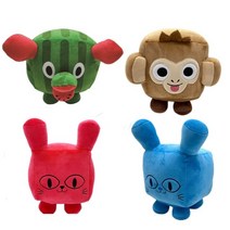 고양이 산책 굿즈 애완 동물 시뮬레이터 봉제 풍선 큰 게임 카와이 만화 방 어린이 개, 6.4pcs