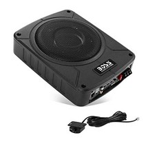 BOSS Audio Systems BAB8 증폭 차량용 서브우퍼 - 800W 최대 전력 로우 프로파일 8인치 서브우퍼 원격 서브우퍼 제어 저음이 필요하지만 공간이 제한된 차량에 적합, 800W 8 inch