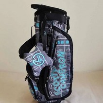 112499 골프 가방 남녀 공용 스탠드 가벼운 천 캐주얼 대용량 야외 스포츠, 그레이 블루