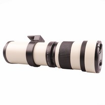 캐논 렌즈 카메라 라이트 도우 420800mm F8316 수동 망원 줌 어댑터 링 니콘 소니 펜탁스 후지 필름, 4.Olympus - White