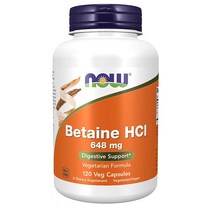 Now Foods Betaine HCl 648mg 베타인 120캡슐 해외, 5개