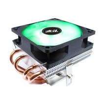 쿨링팬 커스텀 수냉 램 공냉 쿨러 순수 구리 튜브 방열판, (화려한 램프), 3핀 LGA x79 x99