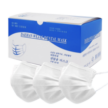 대한위재 덴탈마스크 성인용 화이트, 50개입, 10개