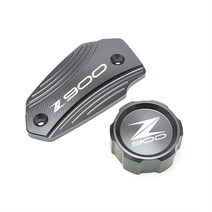 오토바이 부품가와사키 Z900 Z650 Z 2013-2022 오토바이 CNC 리어 & 프론트 브레이크 액 리저버 캡 실린더, 04 Z900 Grey, 04 Z900 Grey