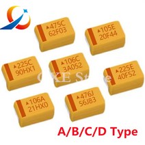 터보 차져 AB C D E 타입 탄탈럼 커패시터 6., 39 C 6.3V220UF