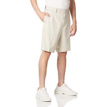 PGA TOUR 남성용 확 가능한 플랫 프론트 반바지