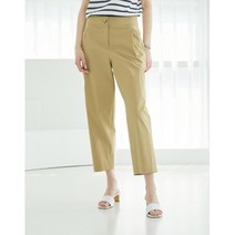 [LF] 헤지스레이디스 21SS 헤지스레이디스 HSPA1B551I2 베이지 턱장식 린넨혼방 밴딩팬츠