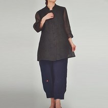 앙탈 풍기인견천연염색 차이나카라자켓(2425 6451)