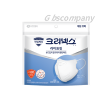 크리넥스 KF80 라이트핏 마스크 대형, 20개입, 5개, 0 White (화이트)