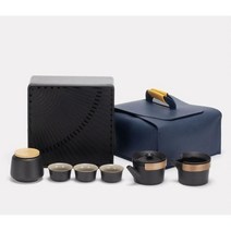 휴대용 다기세트 간편 다도 13종 가정용 외출용 여행용 다기 풀세트 차 미니잔, E