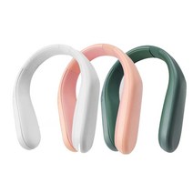 에어숨 온열 넥밴드 넥워머 4단온도 휴대용 목 온열기 워머 목난로 찜질기, 화이트