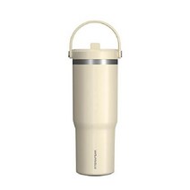 Hydrapeak Nomad 32온스 텀블러 이중 절연 32oz 컵 스테인리스 스틸, 모던 크림
