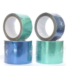 포장마차 천막 비닐 타포린 방수포 두꺼운 0.38mm PE 방수포 수리 테이프 8m/롤 천 접착 온실 텐트 수리, 04 Blue Width 15cm
