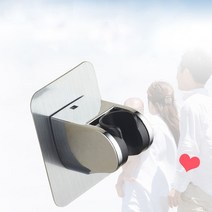 부착식 샤워기걸이 샤워기걸이 샤워기 헤드 접착식 거치대 접착식 샤워기 걸이 샤워기 거치대, 1개