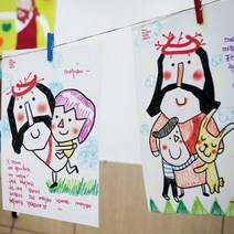 컬러링 북 편지 데코팩 (36P) {캠프코리아} 2부 활동