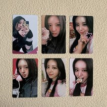 6 개대 Kpop ITZY 새 앨범 체크메이트 사진 카드 HD 인쇄 엽서 팬 컬렉션 Lomo, OSS21139MXP5