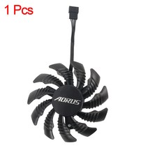 냉각팬신제품 78MM T128010SU 쿨러 팬 교체 부품 PLD08010S12HH 기가바이트 AORUS GeForce GTX 1060 Ti, 01 1 Pcs