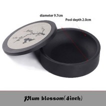서예 벼루 생석으로 만든 중국 벼룩 학생의 학습에 필요한 용품, plum blossom