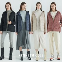[런칭가 59 000원] 케네스콜 여성 울 패널 스웨이드 구스다운점퍼 1종