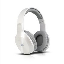 [Britz] 브리츠 W800BT Qplus 유무선 블루투스 헤드폰, 화이트