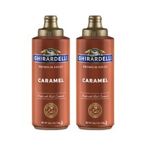 기라델리 카라멜 소스 454g 카라멜마끼아또 디저트 카페용 소스 2팩 Ghirardelli Caramel Sauce 16oz, 2개