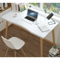 흰책상 폭넓은 책상 일인 이케아 사무실 이마트 상담실 청소년 얇은 작은 방 좁은 공간, 80cm, 화이트