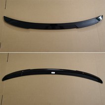 새로운 아우디 A6 C8 2019 2020 2021 스포일러 ABS 플라스틱 탄소 섬유 룩 후면 트렁크 윙 자동차 바디 키트 액세서리 아우디 A6 C8 에 사용, Glossy black