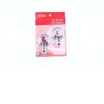 크롬 미니행거 2p 미니행거 고리흡착식 훅 후크 *642036720RZ, 본상품선택, 1