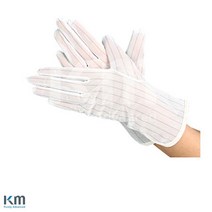 케이엠 크린룸 제전장갑 정전기방지 장갑 (M) 12인치