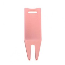 골프연습 도구휴대용 골프 디벗 수리 도구 포크 볼 마커 피치 클리너 훈련 에이즈 야외, 06 Rose Gold
