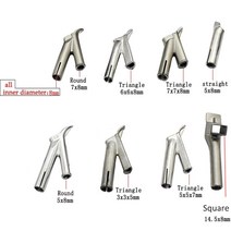 용접용품 노즐 용접용품 노즐8mm 삼각형 속도 용접 노즐 플라스틱 용접 용 삼각형 용접 팁 폴리 프로필렌 폴리에틸렌 leister 비닐 용접기 도구, 삼각형 6x6x8