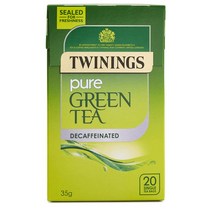 Twinings Decaf Pure Green Tea 트위닝스 디카페 퓨어 그린 티 20개입 35g 6팩